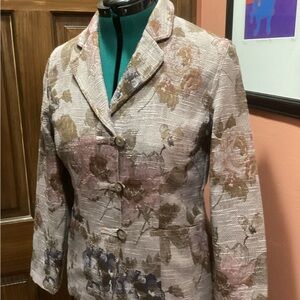 J Jill carpet bag jacket.